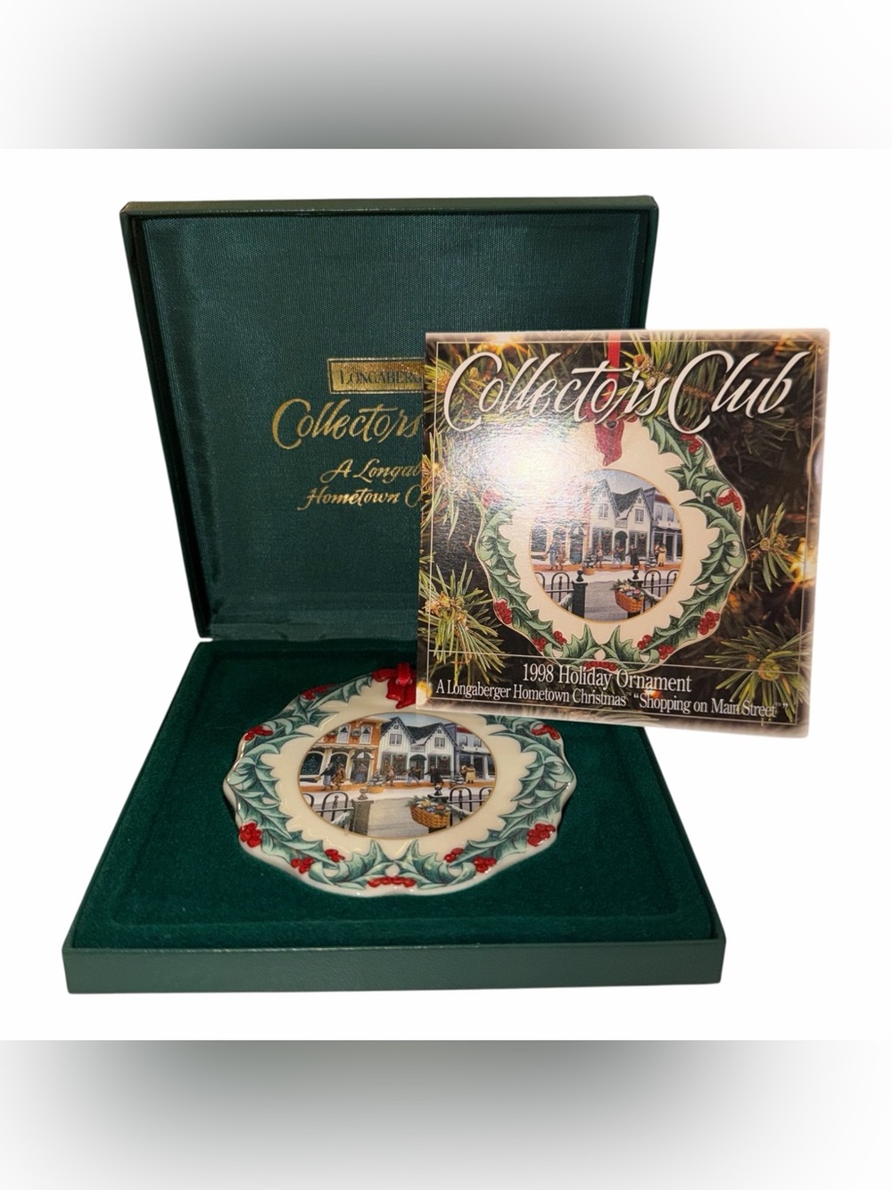 VINTAGE Longaberger Collectors Club Ornament 1998